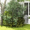 Promotions Sodo tvoros rinkinys, 180x50 cm, juodas