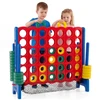 Promotions Milžiniškas 4 eilutėje žaidimo rinkinys 42 dalys 124,5x38x101,6 cm raudona/mėlyna