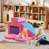 Promotions Minkšti putplasčio statybiniai blokeliai, 60x40x45,5 cm, violetinė rožinė
