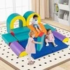 Promotions Minkšti putų konstruktoriaus blokeliai, 50x25x55 cm, daugių spalvų