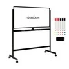 Promotions Mobilus baltas magnetinis dvipusis baltojo lenta, 120x60 cm, juodas