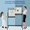 Promotions Mobilus baltas magnetinis dvipusis baltojo lenta, 120x60 cm, juodas