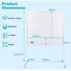 Promotions Mobilus sauso valymo lenta, 120x90 cm, juoda ir balta
