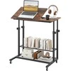 Promotions Mobilus sėdėjimo ir stovėjimo stalas, 80x50x63-89 cm, rudos spalvos