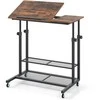 Promotions Mobilus sėdėjimo ir stovėjimo stalas, 80x50x63-89 cm, rudos spalvos