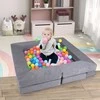 Promotions Modulinė vaikų žaidimų sofa, 130x66x52,5 cm, pilka