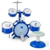 Promotions Mokomasis mušamasis muzikos instrumentas žaislas, 67x35x65 cm, mėlynas