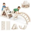 Promotions Montessori laipiojimo žaislų rinkinys, 78x42x69 cm, smėlio, kavos, žaidimų rinkinys