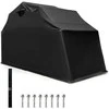 Promotions Motociklo pastogė, 341.4x137.2x192 cm, juoda