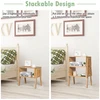 Promotions Naktinės spintelės 2 vnt. 43,2x29,2x41,9 cm bambukas