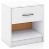 Promotions Naktinis staliukas, 38.1x27.9x40.6 cm, baltas