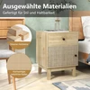 Promotions Naktinis staliukas iš rotango su stalčiumi ir spintelė natūralios spalvos