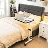 Promotions Naktinis staliukas, nešiojamas, 61x43,5x73-93 cm, baltas