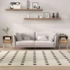 Promotions Naktinis staliukas, pintas stalčius ir atvira lentyna, 40x30x60 cm, natūralios spalvos