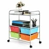Promotions Naudingas organizatorius vežimėlis, 63x36.8x74.9 cm, Mėlynai žalias