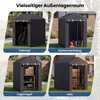 Promotions Nešiojama sandėliavimo angaras 6x4x5,5 pėdų tamsiai pilka