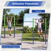 Promotions Nuleidžiamas traukos skersinis, reguliuojamas 5 lygiais, 80-172 cm, mėlynas