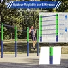 Promotions Nuleidžiamas traukos skersinis, reguliuojamas 5 lygiais, 80-172 cm, mėlynas