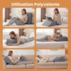 Promotions Pagalvė kojų pakėlimui 59x54x19 cm Pilka Atminties Putų