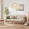 Promotions Pakabinamas šviestuvas, austas bohemiškas stilius, reguliuojamas aukštis, smėlio spalvos