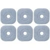 Promotions Pakeičiamų šluotelių galvutės, rinkinys iš 6 vnt., 26,5x26,5x0,7 cm, pilkai baltos spalvos