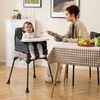 Promotions Pakeliama kėdutė, sulankstoma kelioninė aukšta kėdė, 58.4x57.2x96.5 cm, pilka