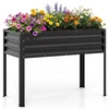 Promotions Pakelta daržinė lysvė 111.8x55.9x81.3 cm juodas metalas