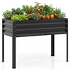 Promotions Pakelta daržinė lysvė 111.8x55.9x81.3 cm juodas metalas