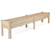 Promotions Pakelta daržo lysvė 240x43,5x51,5 cm natūralaus eglės medžio