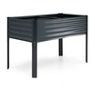 Promotions Pakelta daržovių lysvė 116.8x61x78.7 cm Pilka metalinė