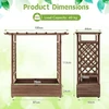 Promotions Pakelta lysvė su tinklu ir kabamu stogu 110x44x113,5 cm natūrali