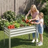 Promotions Pakelta sodinimo lysvė 111.8x55.9x81.3 cm Sidabrinė metalinė