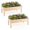 Promotions Pakelta sodinimo lysvė, rinkinys iš 2 vnt., 121.9x63.5x48.3 cm, natūrali eglės mediena