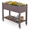 Promotions Pakelta vazoninė dėžė 108x44x88,5 cm Ruda sandėliavimo lentyna PP medžiaga