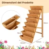 Promotions Pakeltas vazonas 30,5x53,5x75 cm Ruda eglės mediena