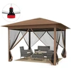 Promotions Palapinės stogelis 350,5x350,5x249,9 cm Rudas