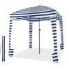 Promotions Paplūdimio palapinė, 183x183x215-240 cm, mėlyna ir balta