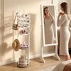 Promotions Papuošalų laikymo stovas 33x148,5 cm baltas, metalas, sukamasis laikymas