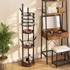 Promotions Papuošalų stovas, 33x148,5 cm, juodas, besisukanti metalinė saugykla