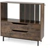 Promotions Patefono stovas 91x36x87 cm rudas, su laikymo vieta