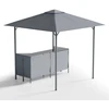 Lauko baldų komplektas Promotions Lauko baro komplektas, 245x245x243 cm, Pilka