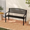 Promotions Lauko sofa, 128x60x86 cm, Juoda
