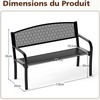 Promotions Lauko sofa, 128x60x86 cm, Juoda