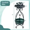 Promotions Lauko paukščių vonelė ir lesykla, 30,5x30,5x78,7 cm, bronzos spalvos