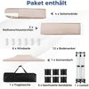 Promotions Iškylantis pavėsinė, 300x600 cm, Smėlio spalvos