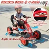 Promotions Pedalinis Go-Kartas 84x57x55 cm raudonas metalinis rėmas