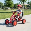 Promotions Pedalinis Go-Kartas 84x57x55 cm raudonas metalinis rėmas