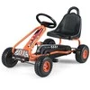 Promotions Pedalinis kartingas, reguliuojama sėdynė, saugus rankinis stabdis, vaikams, oranžinis