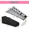 Promotions Perkusinis glockenspiel, 30 natų, 55,9x33x5,1 cm, Juoda Sidabrinė