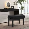 Promotions Pianino suoliukas, reguliuojamas Duetas, 76x36x48-58 cm, juodas